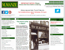 Tablet Screenshot of manze.co.uk